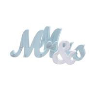 VANZACK Décoration de Mariage Bois Mr Mrs Lettres Vintage pour Table Anniversaire Signe Centre de Table Romantique Facile à Installer pour Fêtes et Anniversaires