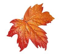 VANZACK décoration murale bordure de jardin clôture lumières de jardin feuilles d'érable artificielles barrière pendentifs feuille d'érable en fer ornements d'art mural de jardin le fer
