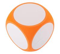 VANZACK Dés Effaçables à Sec Mousse Grand Cube Vierge pour Activités Éducatives Apprentissage Interactif Réutilisable pour Classe et Jeux DIY
