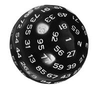 VANZACK Dés Polyédriques Sphériques Acrylique Faces pour Jeux de Rôle et Enseignement Outil Ludique pour Jeux de Société et Apprentissage des Mathématiques