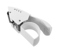 VANZACK Distributeur de Ruban Adhésif Portable Blanc Prise en Main Confortable en Plastique et Métal pour Emballage Mobile en Entrepôt