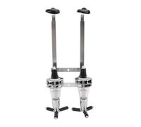 VANZACK Distributeur Mural Double Tête Aluminium Support Doseur de Boissons Verseur à Liqueur Inversé pour Bar et Cuisine