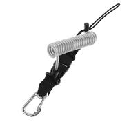 VANZACK Dragonne de Plongée Rétractable Acier Inoxydable avec Boucle à Dégagement Rapide Cordon Anti-Perte pour Appareils Photo sous-Marins et Outils Compatible Boîtiers DSLR