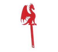 VANZACK Drapeau De Boîte Aux Lettres Dragon Métal Décoration De Boîte Aux Lettres Remplacement De Drapeau Pour Fournitures De Jardin