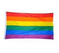 VANZACK Drapeau Lgbt Grand Format Polyester et Réutilisable Bannière Extérieure Arc Ciel Vive et pour Décoration Fierté Gay