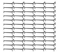 VANZACK Écarteurs de Branches D’Arbres Fruitiers Réglables 100 Pcs PE Noir | Ouverture des Rameaux, Exposition Accrue au Soleil, Clips Pratiques pour Branches D’arbre