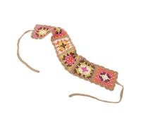VANZACK écharpe au crochet dame accessoires femmes Mariage violet bandana bandeau cheveux femme Accessoire de cheveux en crochet bandeaux mouchoirs pour femmes bandeau de crochet polyester