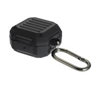 VANZACK Étui de Protection pour Écouteurs sans Fil Modèle Live Coque Noire Souple Design Simple et Pratique avec Mousqueton Transport Facile et Résistant Aux Rayures