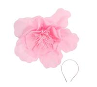 VANZACK Fascinateur Floral Vintage avec Fleur Oversize Chapeau Rétro pour Mariage Shower Nuptiale Cocktail Fête Halloween Style Femme