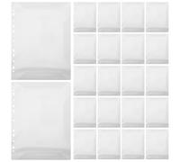 VANZACK Feuilles de Classeur pour Partitions Format A4 10 Pièces Transparentes Protection pour Musiciens Itinérants de Piano et Violon