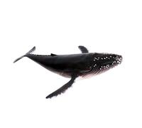 VANZACK Figurine Baleine Bosse Lifelike Plastique Jouet Océan Éducatif pour Décor Authentique pour Maison Bureau