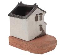 VANZACK Figurine Miniature de Maison Chinoise Vintage pour Micro-Paysage Décoration Aquarium et Bonsaï Modèle Petit Pavillon Pierre Absorbante Ornement Bureau et Jardin Intérieur