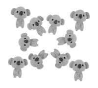 VANZACK Figurines Miniatures Koala en Résine Apparence Réaliste et Design Créatif Attache Porte-clés Lot de 10 Décoration Micro-Paysage et Jardin Féerique