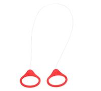 VANZACK Fil de Coupe pour Poterie Outil de Coupe de L’argile Manche en Plastique Acier Inoxydable Rouge et Portable pour Cours de Poterie et Loisirs Créatifs Débutants et Artistes