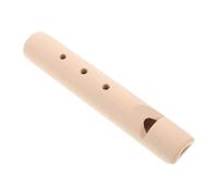 VANZACK Flûte Bois Trois Instrument Musical DIY à Peindre Sifflet pour Garçon Fille Compact et Sécurisé pour Initiation Musicale