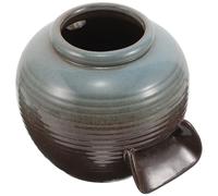 VANZACK Fontaine à Cascade en Céramique Moyenne Taille Fontaine Décorative pour Jardin et Terrasse Pot en Céramique Écologique Jet D’Eau Apaisant pour Bassin Extérieur et Espace Détente