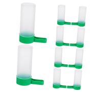 VANZACK Fontaine Deau Automatique pour Perroquets Gobelet Portable sans Bain pour Petits Et Moyens Oiseaux