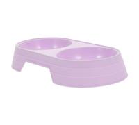 VANZACK Gamelle Double en pour Animaux de Compagnie Bol pour Nourriture Et Eau pour Chat Et Chien Assortiment de Fournitures pour Animaux de Compagnie Faciles à Nettoyer