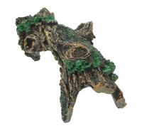 VANZACK Grotte pour Reptiles en Résine Cachette pour Aquarium Abri pour Tortues et Salamandres Installation Pratique Accessoire Décoratif Matériau Sûr Grosse Taille