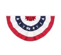 VANZACK Guirlande Fanion Drapeau Patriotique en Tissu Polyester pour Décoration Intérieure et Extérieure Thème Jour de L'indépendance Usa
