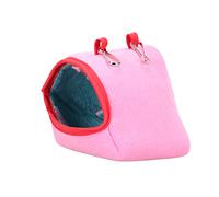 VANZACK Hamac Nid pour Hamsters Hérissons Type de Bateau Grotte en Coton Balançoire Confortable Rangement Compact