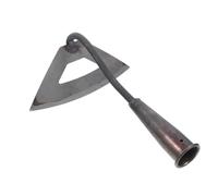 VANZACK Houe Creuse Trempée Légère pour Jardinage et Désherbage Outil Agricole Portable Multifonction pour Plantation et Entretien de Potager Tête Seule sans Manche