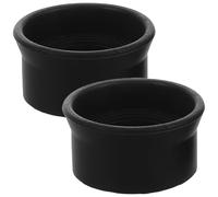 VANZACK Œilletons Lot de 2 Diamètre Extérieur 31-33mm en Caoutchouc Noir Protection Confortable Anti-éblouissement Accessoires de Remplacement Pratiques pour Microscope Stéréo