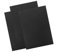 VANZACK Insert de fond rigide pour sac à main 3pcs, base renforcée épaissie en plastique noir, durable et facile à nettoyer, idéal pour création de sacs et fourre-tout