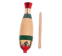 VANZACK Instrument de Percussion Bois Forme de Poisson Guiro Musical pour Garçon Fille Éducatif et Portable pour Développer Sens Du Rythme