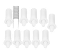 VANZACK Jeu de 10 Goupilles de Réparation en Bois 0,6 Pouces pour Stores et Volets Intérieurs, Kit de Fixation sans Perçage pour Stores, Accessoires de Réparation pour Rideaux