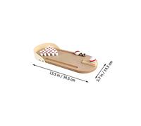 VANZACK Jeu de Bowling Miniature de Bureau pour Garçon Fille et Adultes de Décompression Familial Jeu Interactif de Quilles et Basket Activité Ludique Intérieure et Cadeau