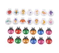 VANZACK Jeu Éducatif Lettres Animaux Montessori pour Garçon Fille Apprentissage de Mots Matériel Sûr sans Danger Activité Familiale Ludique pour Mémoire et Observation