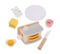 VANZACK Jeu Petit-déjeuner Bois pour Garçon Fille Accessoires de Cuisine Bois pour Jeu de Rôle Machine Confiture de Simulation pour Cuisine Dînette