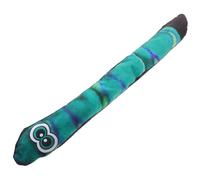 VANZACK Jouet à Mâcher pour Chien en Peluche Serpent Vert Progressif Jouet de Dentition Couineur Jouet Interactif pour Animaux de Compagnie pour Un Jeu Heureux