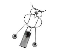 VANZACK Jouet D'équilibre en Fer Artisanat d'art Hibou Décoration De Bureau Taille Petite Boule Oscillante Bascule Objet Décoratif Intérieur Présent