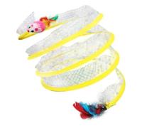 VANZACK Jouet pour Chat Tunnel De Jeu Accessoire pour Chaton Jouet Tunnel pour Chats Qui Aiment s Amuser