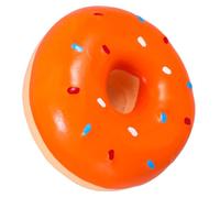 VANZACK Jouets en Latex pour Animaux de Compagnie Boules de Chien Qui couinent à mâcher en Latex pour Animaux de Compagnie Jouets de Chien Grincheux en Latex Doux émulsion Orange