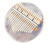 VANZACK Kalimba Touches Acrylique Transparent avec Marteau et Étui Piano à Pouce Compact pour Musique Relaxante et Cadeau Instrument Portable Aux Sonorités Claires et Design Arc Ciel