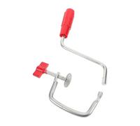 VANZACK Kit 2 Pièces Accessoires pour Machine à Pâtes Manuelle Pince de Fixation Rouge Classique Poignée Ergonomique Clip Réglable en Métal pour Fabrication Facile et Stable de Pâtes
