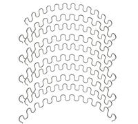 VANZACK Kit de 18 Ressorts de Rechange pour Fauteuil Inclinable et Canapé, Ressorts Métalliques de Serpent, Résistance à l'usure Bruit, Réparation DIY à Domicile