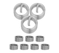 VANZACK Kit de Réparation de Filetage M18 X 2,5 X 2d en Acier Inoxydable, 10 Pièces, Manchons Filetés Solide pour Applications Automobiles Protection Permanente des Filetages