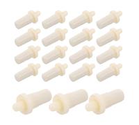 VANZACK Kit de Réparation de Volets à Persiennes 24 Pièces Beige Goupilles à Ressort Réglables, Accessoires pour Stores Verticaux, Fixations de Remplacement pour Tiges D'inclinaison,