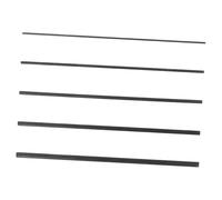 VANZACK Kit De Réparation En Fibre De Carbone Pour Canne à Pêche, Inserts 1-3 Mm, 5 Pièces, Multifonction, Léger, Compatible Eau Douce Et Mer, Accessoire Entretien Pêche Sportive