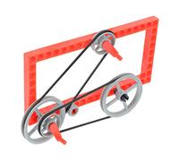 VANZACK Kit Éducatif DIY Engrenage et Poulie pour Garçon Fille Modèle de Transmission Mécanique Scientifique Dapprentissage pour Éveil et Activité Manuelle Garçon Fille