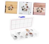 VANZACK Kit Géologique Garçon Fille avec Spécimens Minéraux Variés Incluant Fossiles et Cristaux Coffret Éducatif Portable pour Apprentissage Classe