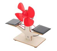 VANZACK Kit Solaire Éducatif Ventilateur Bois DIY pour Garçon Fille Modèle Manuel pour Développer Créativité et Compétences Scientifique Apprentissage Solaire Cadeau Pédagogique Garçon