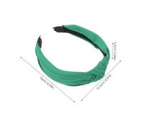 VANZACK Knotted Headband For Women Wide Soft Fabric Hairband With Elegant Knot Detail Comfortable Lightweight Accessory For Casual Work And Party Wear Spring Summer Fashion