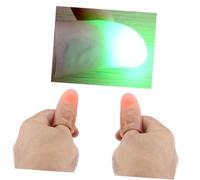 VANZACK Lampe Doigt Lumineuse à LED Lampe Pouce Super Éclatante Clignotante Accessoire de Fête Unisexe Plastique Unique Couleur Aléatoire Couleur Aléatoire
