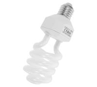 VANZACK Lampe Uvb pour Reptiles 26 W 100 Bleu-Blanc Octogonale Ampoule pour Terrarium en Verre 220 V Adaptée Tortues Geckos Serpents - Éclairage Uvb Essentiel Habitat Naturel