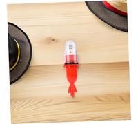 VANZACK LED Lumière de sous Tubulaire Étanche Rouge et Blanc avec Électronique pour Appât Simulation Réaliste Installation Multidirectionnelle Batterie